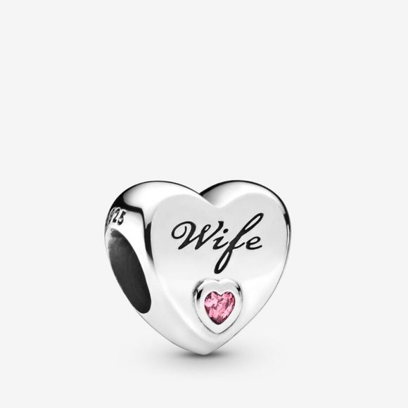 Pandora Jewelry - Pandora Wife Love Heart Charm Pandora Jewelry - Pandora Wife Love Heart Charm